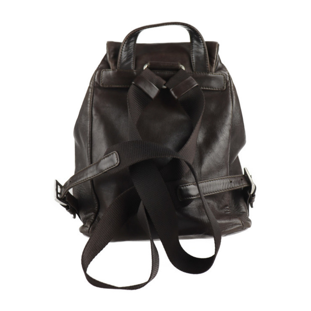 Prada Mini Backpack Leather Brown - image 3